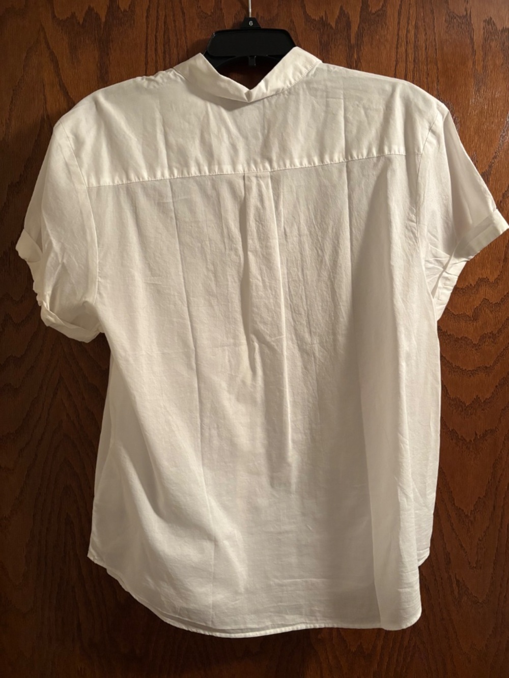 Gap - white linen rolled cuff shirt - Picture 3 of 3